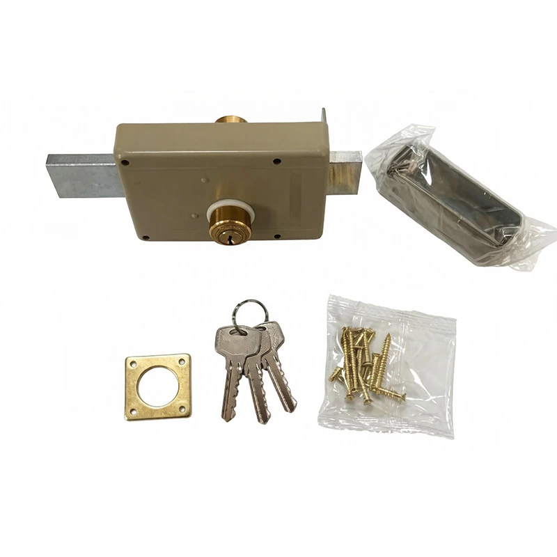 Chiusura notturna in ottone satinato